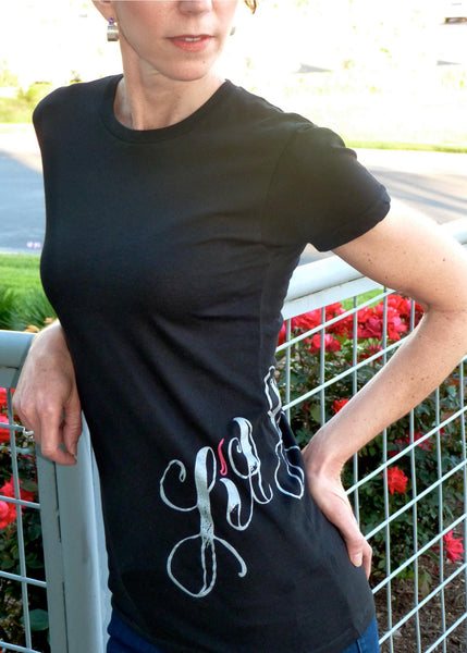 KB Slant Metallic Girls Tee